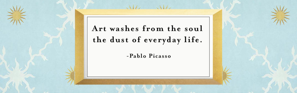 Quote about art by Pablo Picasso