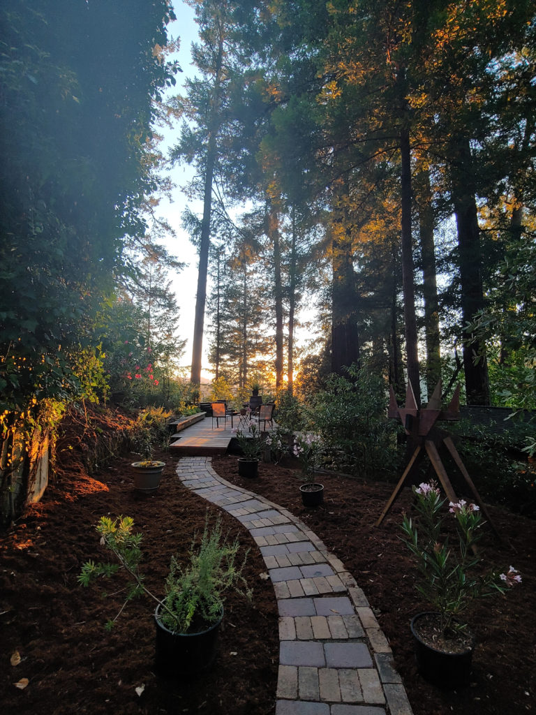 Forestville California Terrace at Sunset